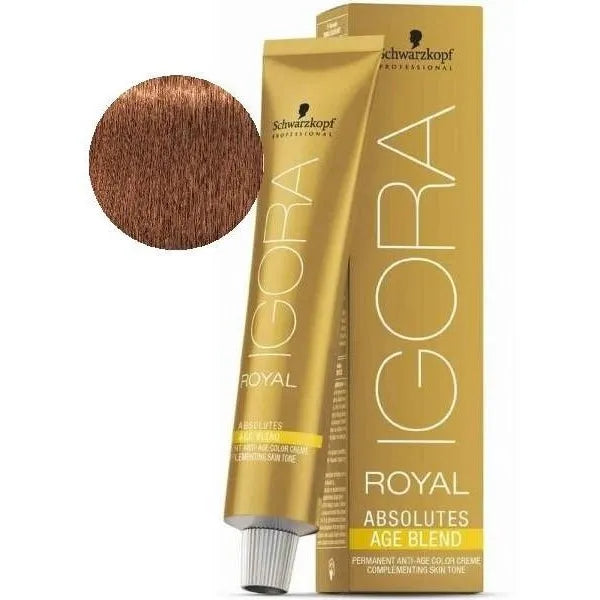 Schwarzkopf IGORA Royal Absolutes Age Blend 7-710 Blond Medium Copper Cendre