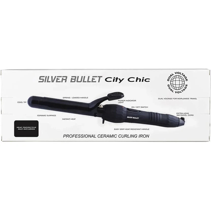 Silver Bullet City Chic 38mm Curling Iron