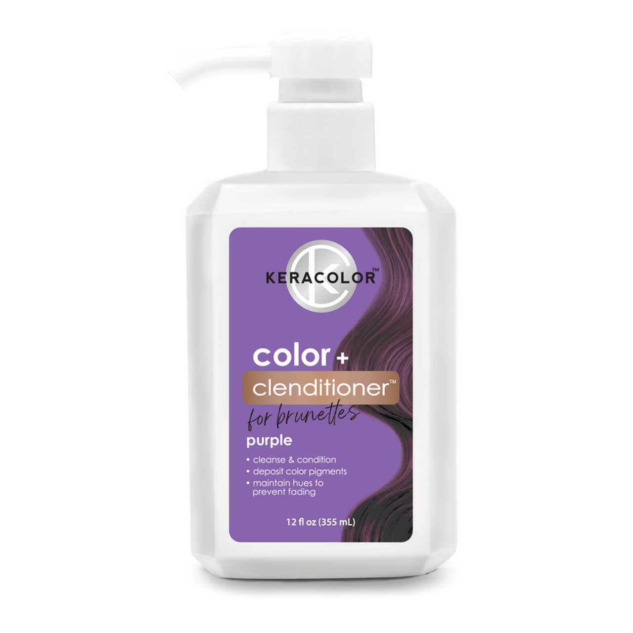 Keracolor Colour + Clenditioner Purple 355ml