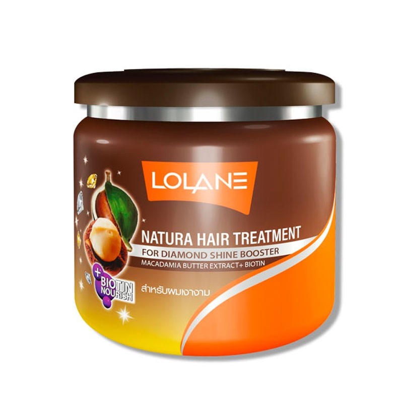 Lolane Natura Treatment with Macadamia for Nourishing & Diamond Shine Booster 500g