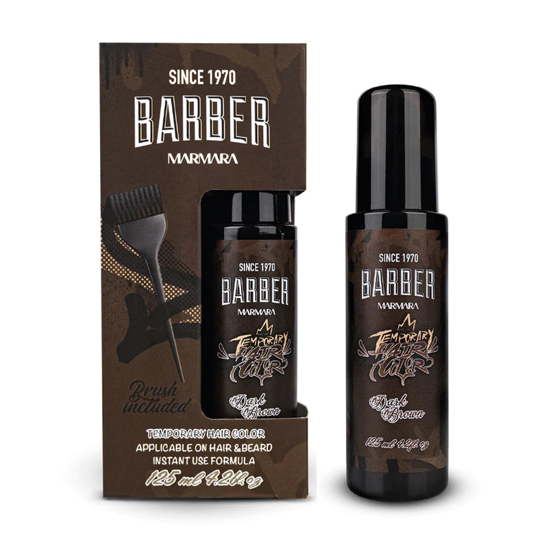 Barber Temporary Hair Colour Brown 125ml