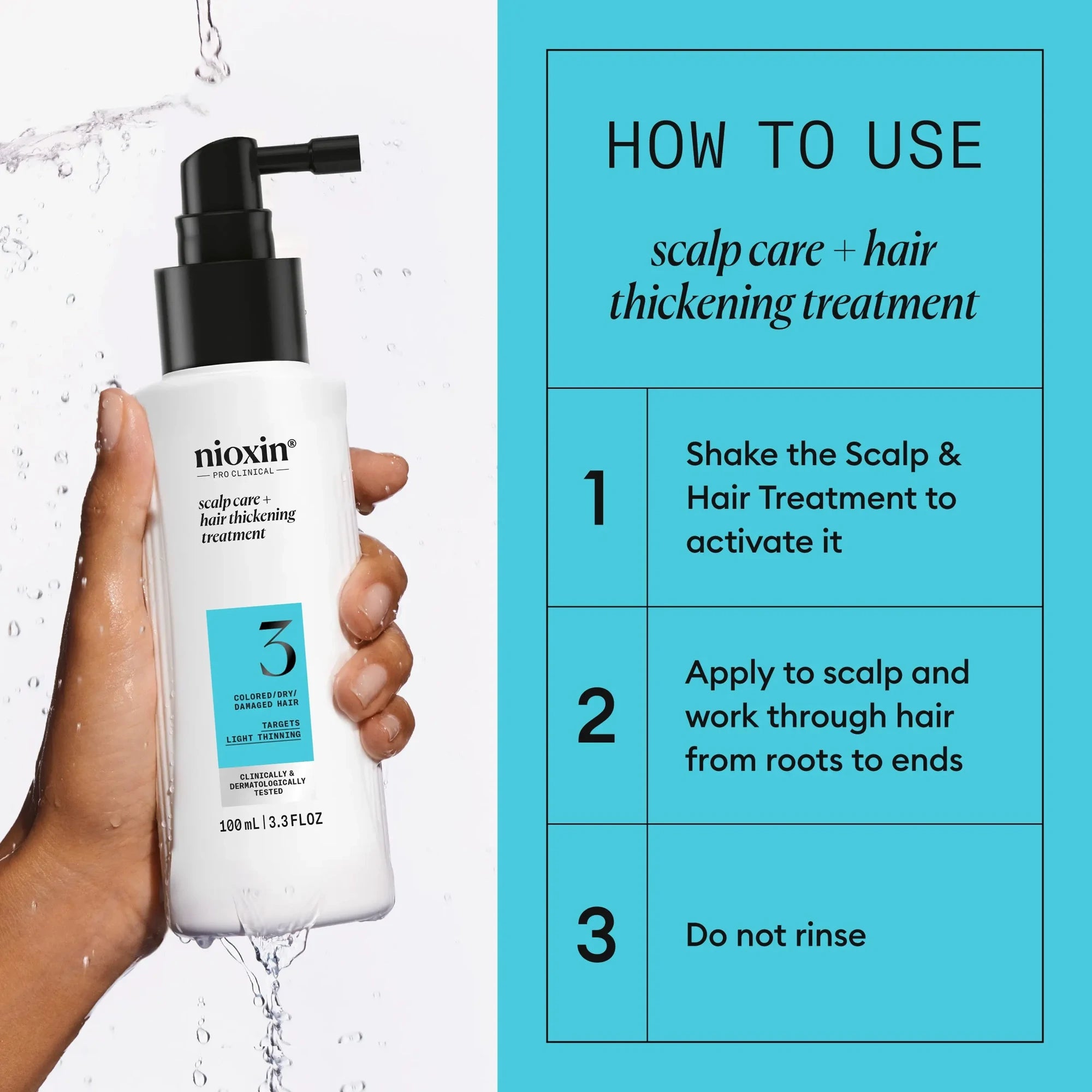 Nioxin System 3 Scalp + Hair Thickening Treatment 100ml