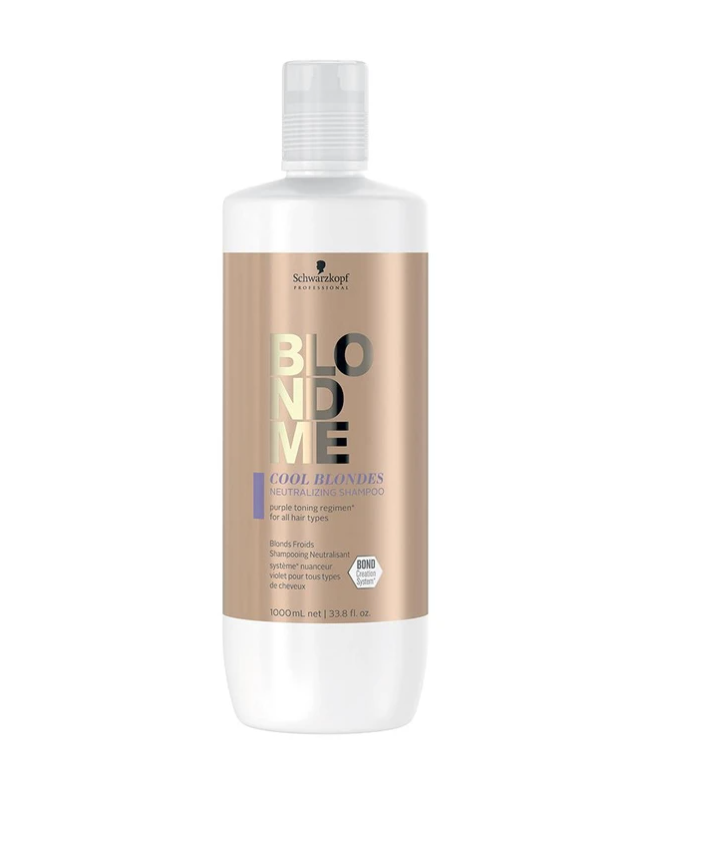 Schwarzkopf BlondMe Cool Blondes Neutralizing Shampoo 1L