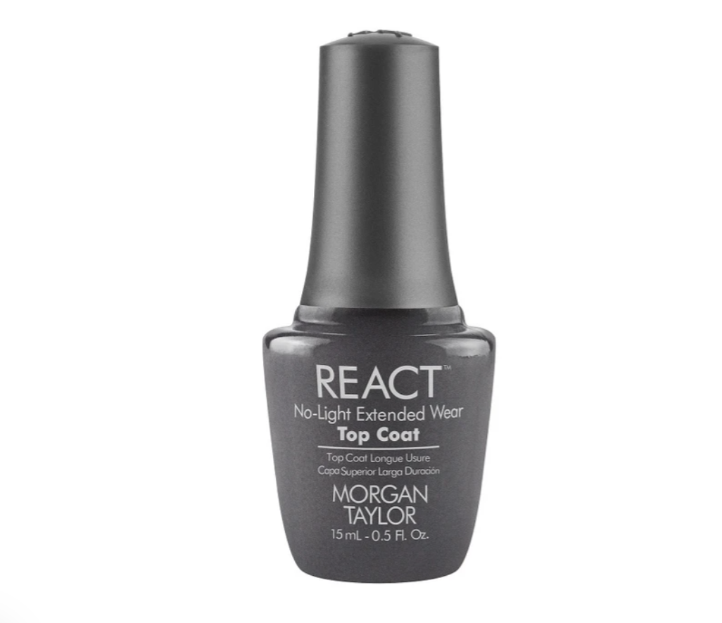 Morgan Taylor React No Light Extended Wear Top Coat 15ml