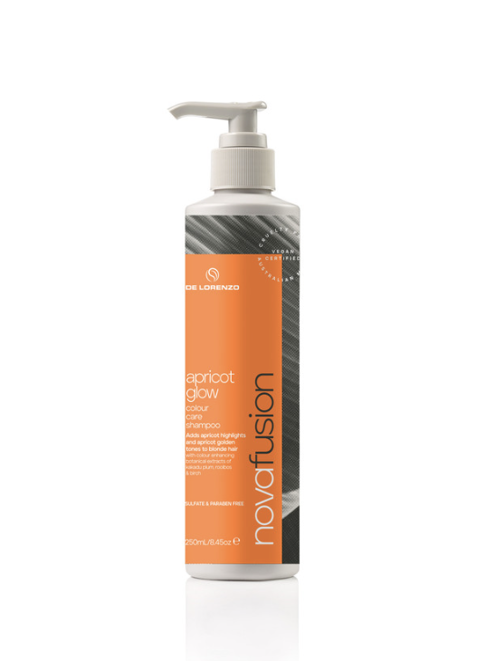De Lorenzo Novafusion Apricot glow Shampoo 250ml