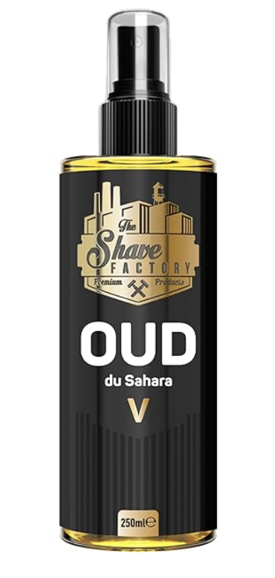 The Shave Factory After Shave Cologne 250ml Oud V Du Sahara