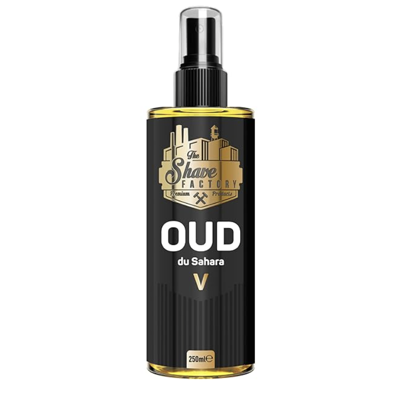 The Shave Factory After Shave Cologne 250ml Oud V Du Sahara