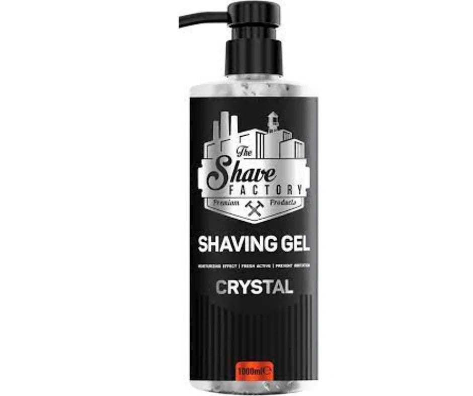 The Shave Factory Shaving Gel 1L- Crystal