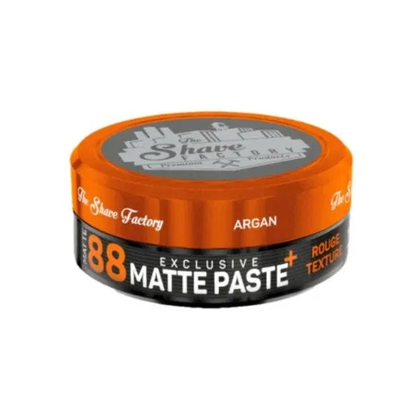 Achieve effortless texture and a natural matte finish with The Shave Factory Matte Paste 88. T