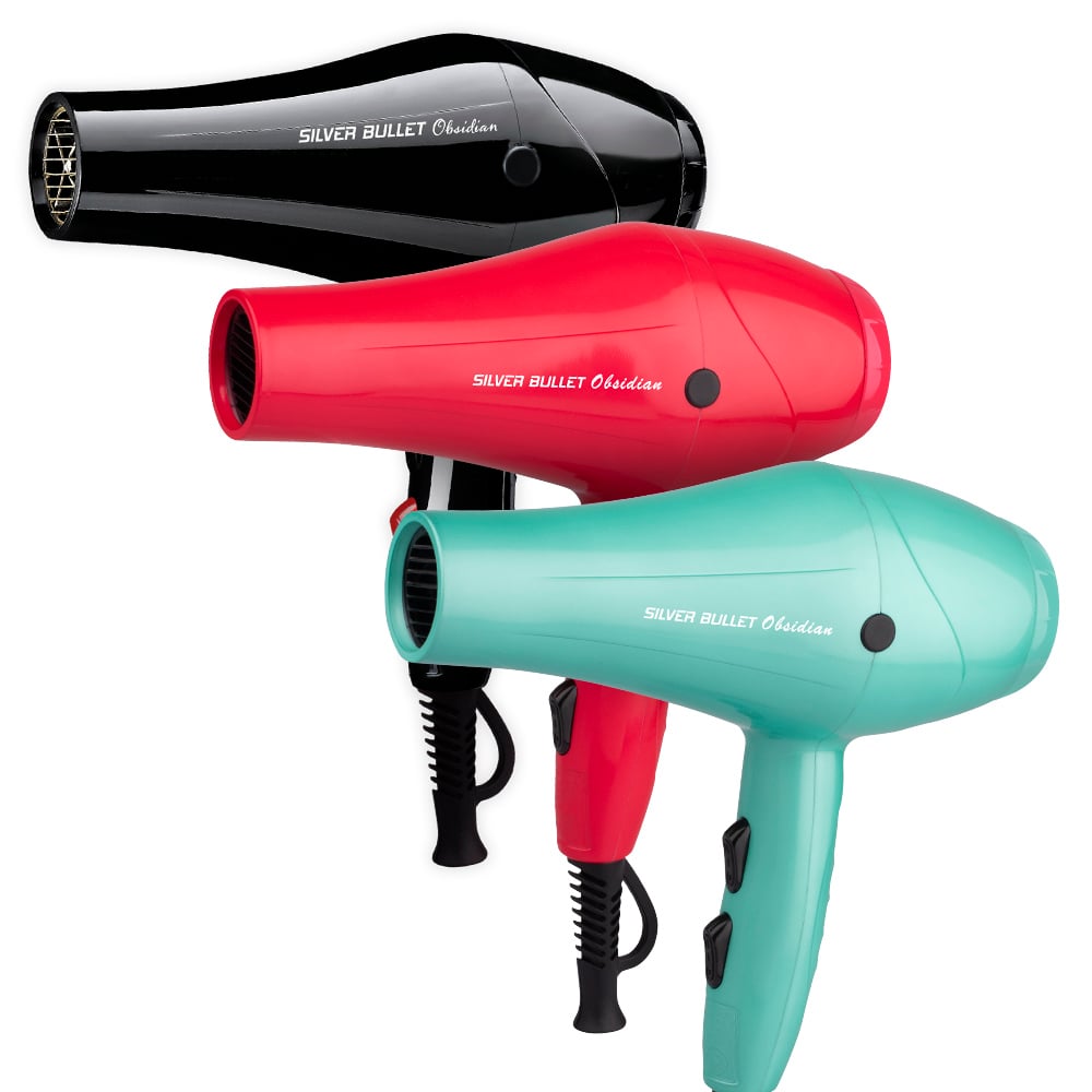Silver Bullet Professional Hair Dryer Obsidian - Black