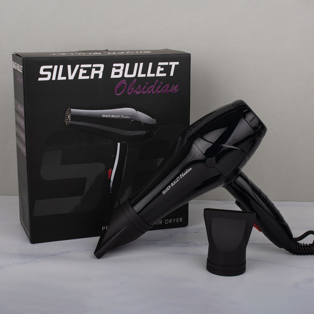 Silver Bullet Professional Hair Dryer Obsidian - Black
