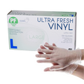 Ultra Fresh Vinyl Powder Free 100 Gloves - Large
